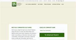 Desktop Screenshot of golfcoursehome.com